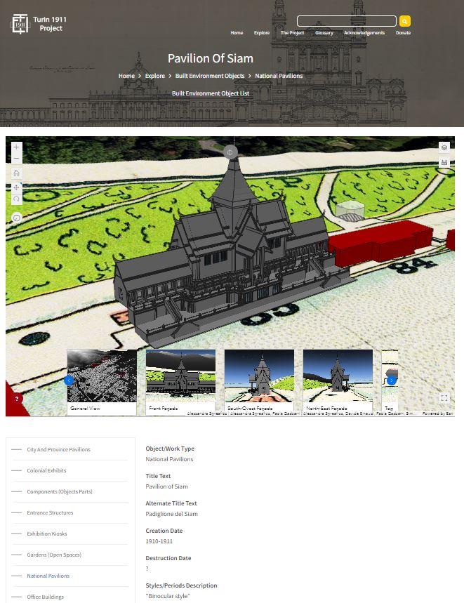 Built Environment Objects Page